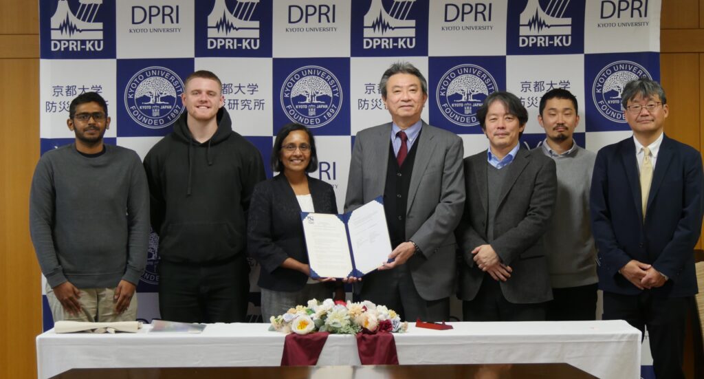 英国スウォンジー大学理工学部と国際交流協定を締結しました 京都大学防災研究所