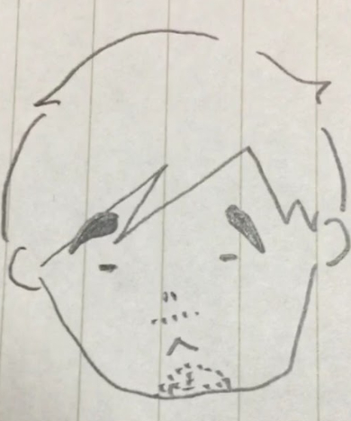 妻が描いた似顔絵